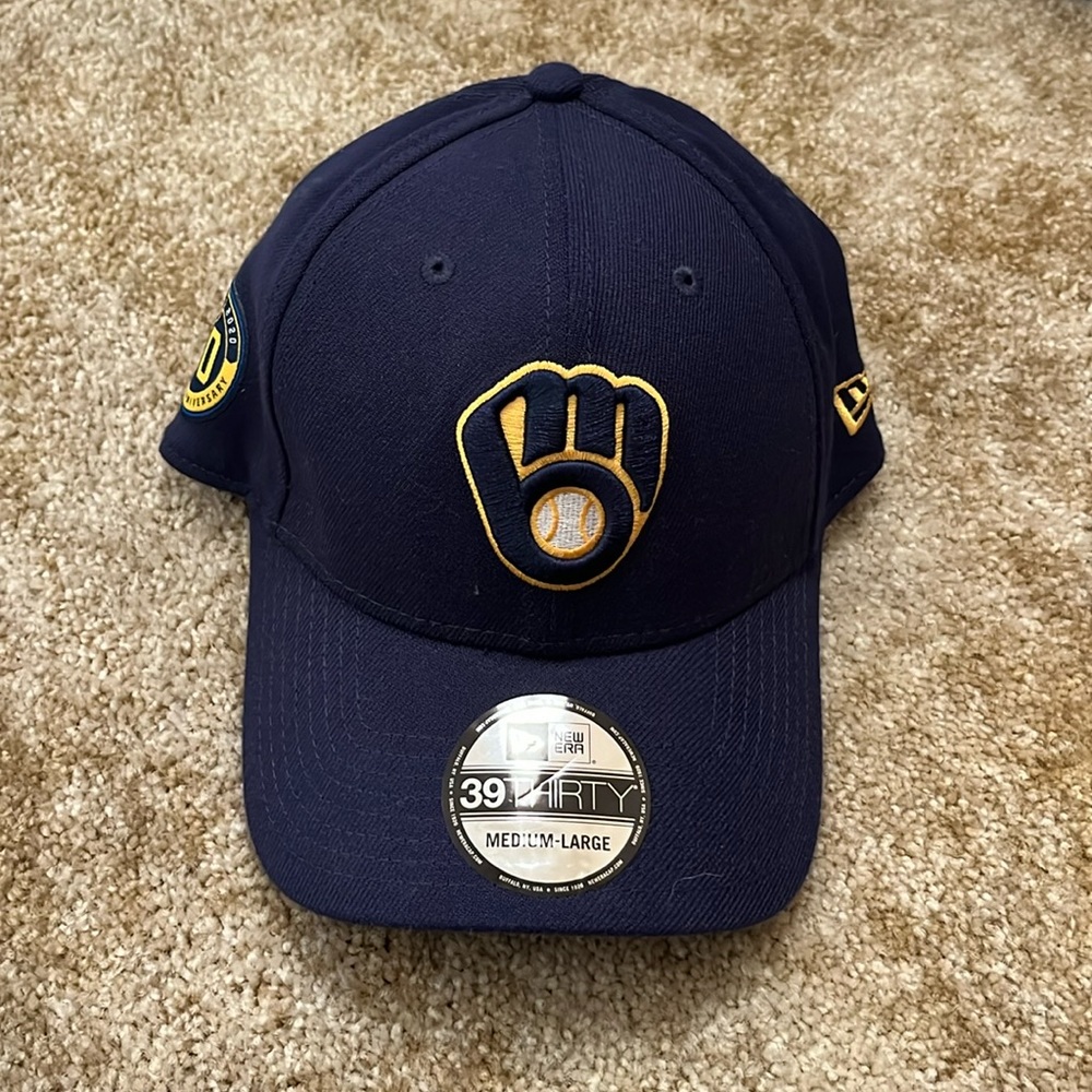 Milwaukee Brewers 50th anniversary cap